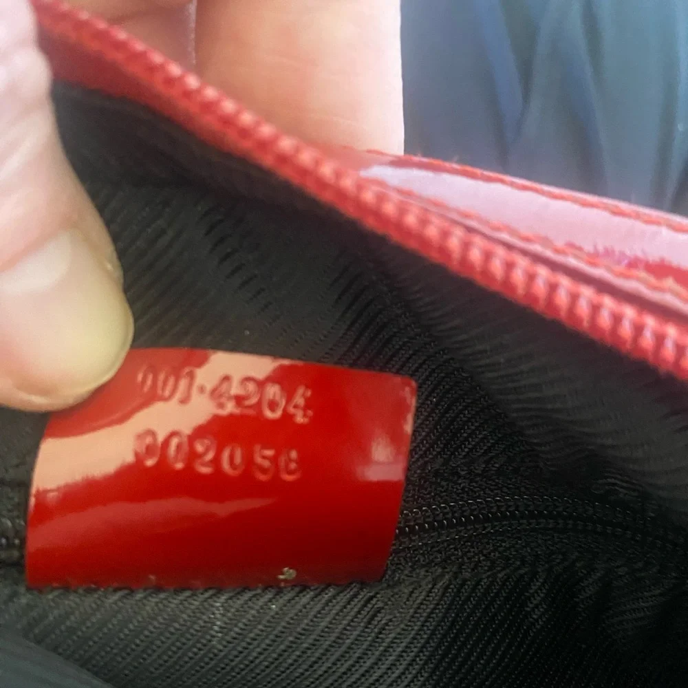 👜Authentic Gucci GG Canvas Shoulder Bag - Red - Picture 16 of 16